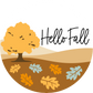 Hello Fall Falling Leaves DIY Kit