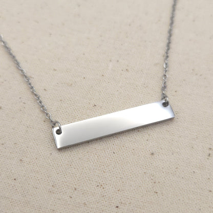 Horizontal Bar Necklace