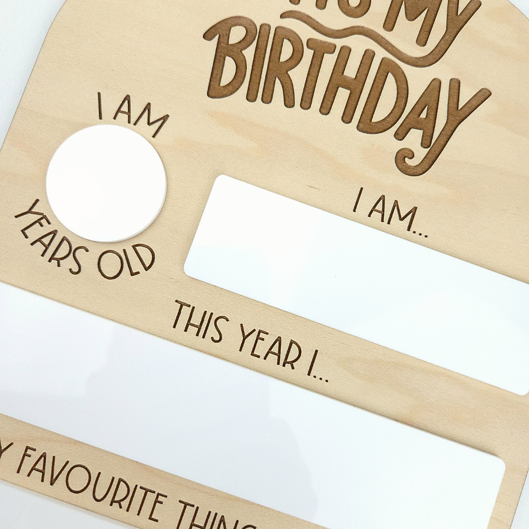 Birthday Dry Erase Board