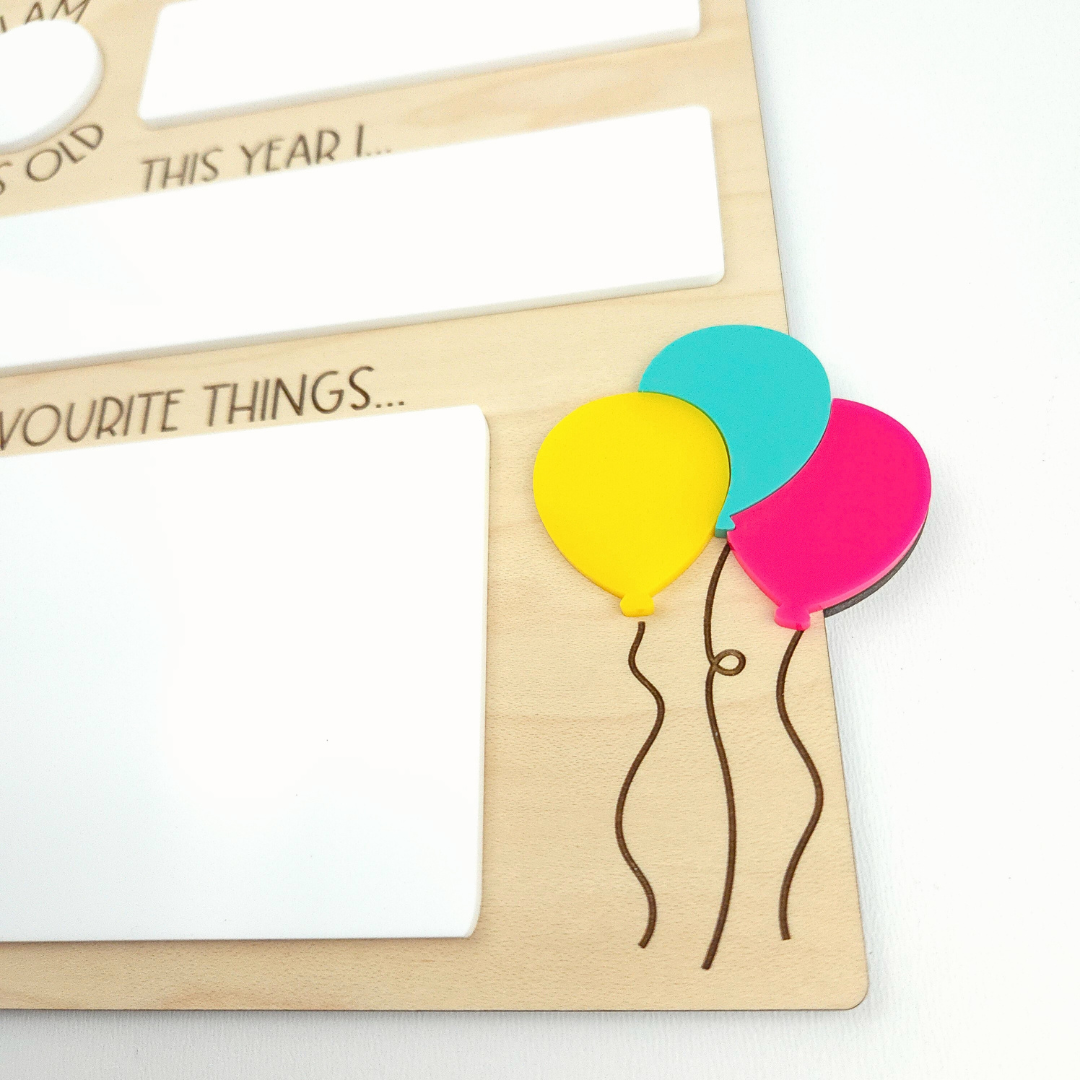 Birthday Dry Erase Board