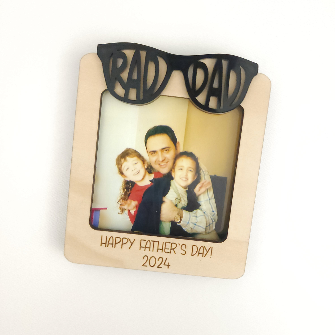 Rad Dad Magnetic Photo Holder