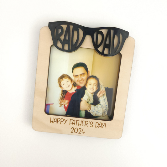 Rad Dad Magnetic Photo Holder