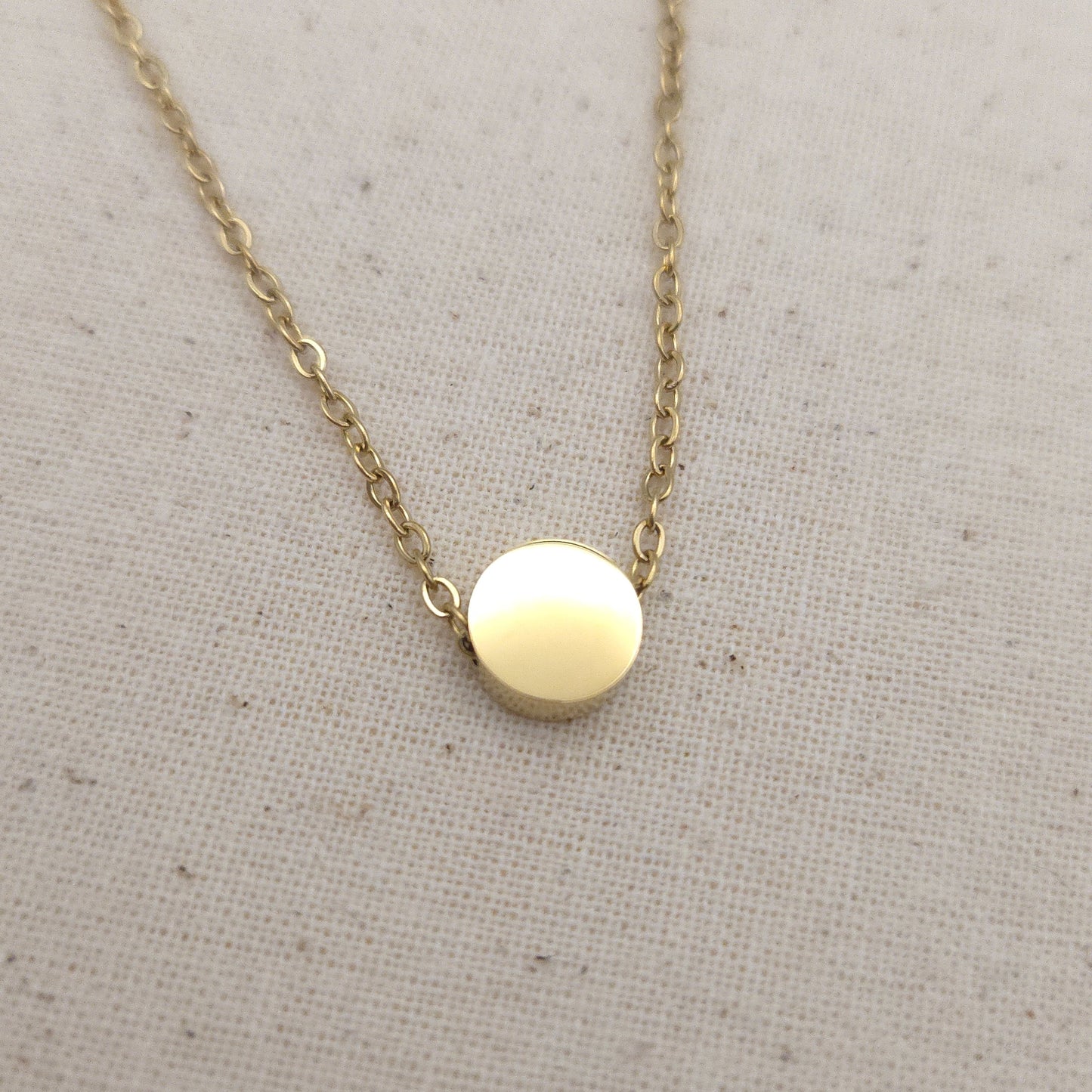 Tiny Round Necklace