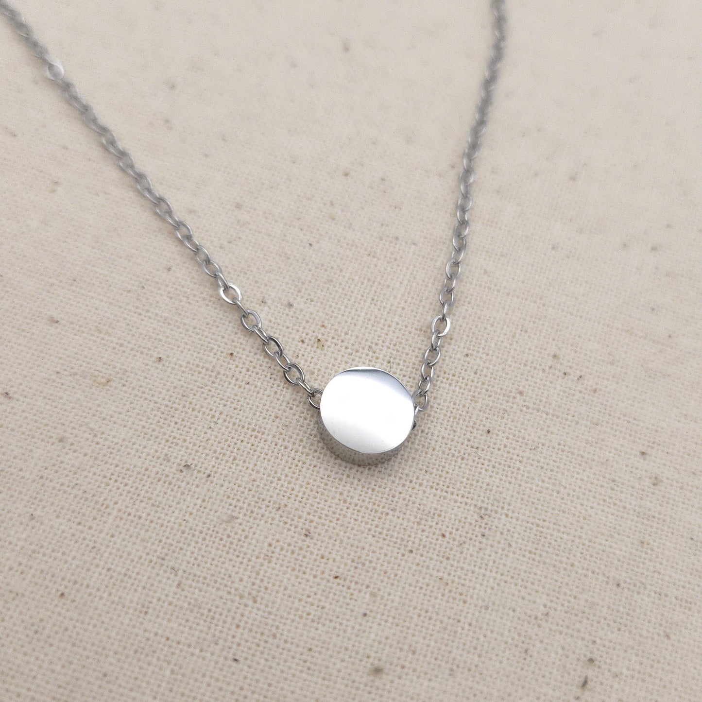 Tiny Round Necklace
